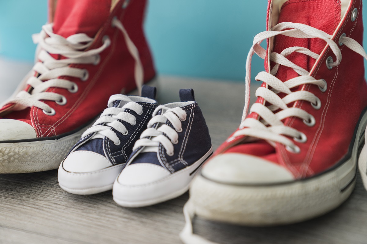 Tênis em dois modelos Tênis em dois modelos